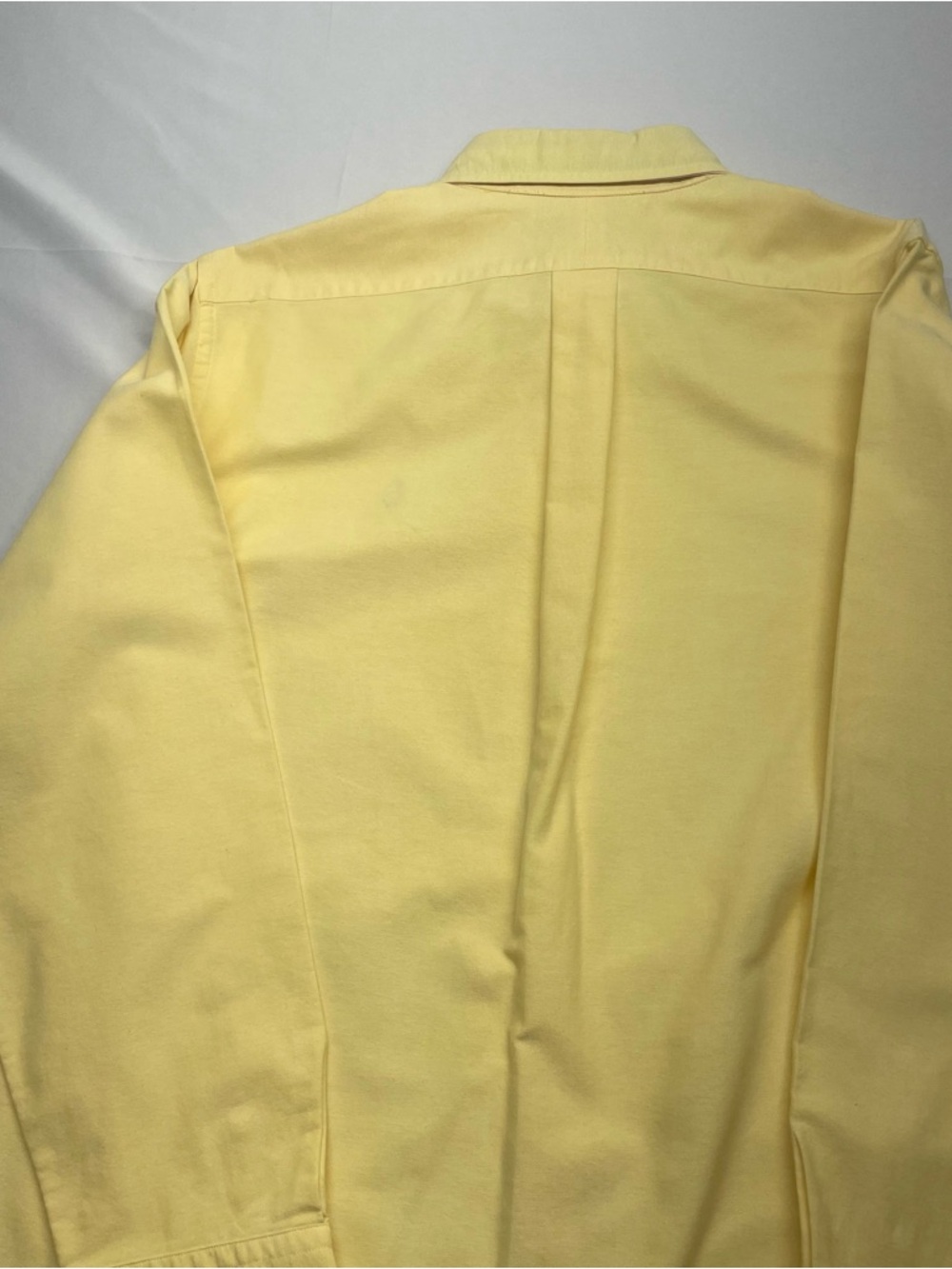 Ralph Lauren Women’s Classic Fit Light Yellow Button-Down Oxford Shirt size 16 - Picture 10 of 11